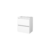 Basic Start 39 badmeubelset met greeploze wastafelonderkast met 2 lades en acryl wastafel zonder kraangaten 60 x 39 cm, ice white | 8718835110727