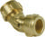 Conex Sanbra knelringfitting met 2 aansluiting 401 O, messing, bocht – | 5030068158103