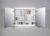INK SPK2 spiegelkast met 2 dubbelzijdige spiegeldeuren, 2 verstelbare glazen planchetten, stopcontact en schakelaar 70 x 14 x 73 cm, mat beton groen | 8718835092276